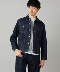 COMME CA MEN / コムサ・メン Gジャン・デニムジャケット | セルビッチデニム トラッカータイプブルゾン