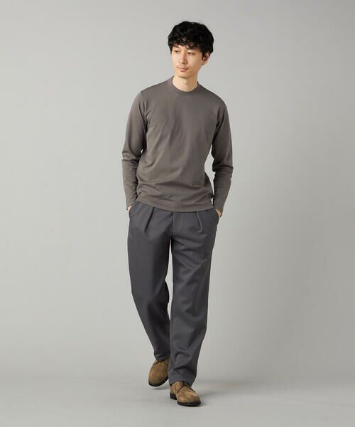 COMME CA MEN / コムサ・メン その他パンツ | 【発熱・吸水速乾】ダウンファブリック ウーリッシュツイル テーパードパンツ | 詳細2