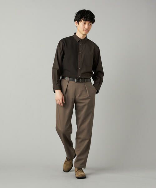 COMME CA MEN / コムサ・メン その他パンツ | 【発熱・吸水速乾】ダウンファブリック ウーリッシュツイル テーパードパンツ | 詳細21