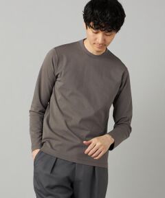 COMME CA MEN / コムサ・メン Tシャツ | 【吸水速乾】ジャケットネック ロングスリーブ Tシャツ