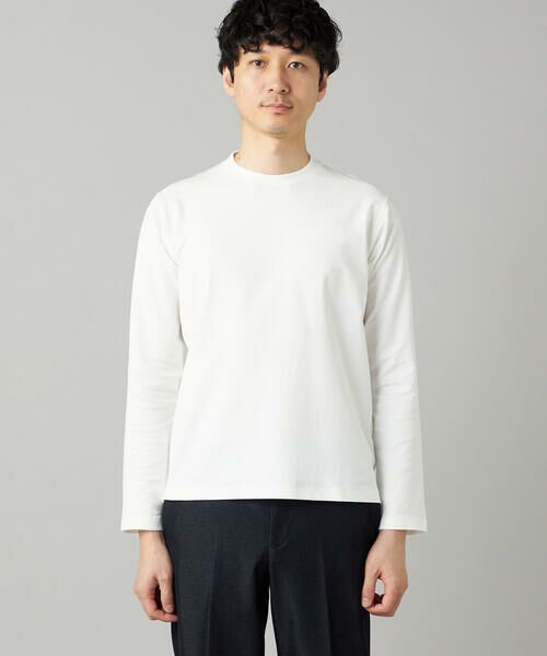 COMME CA MEN / コムサ・メン Tシャツ | 【吸水速乾】ジャケットネック ロングスリーブ Tシャツ | 詳細5