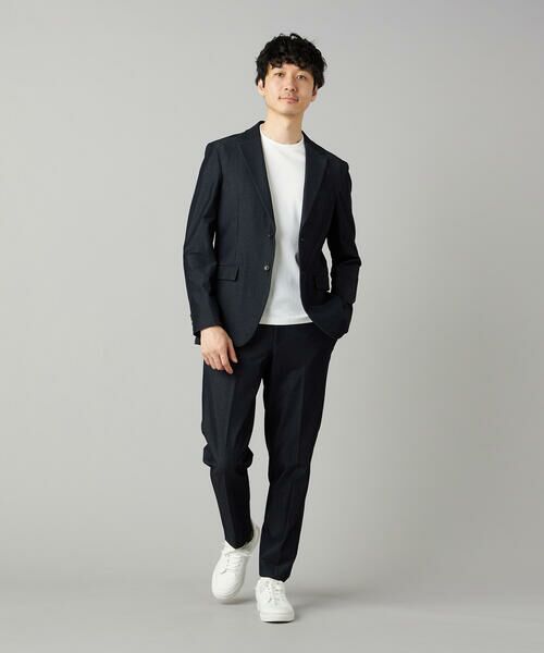 COMME CA MEN / コムサ・メン Tシャツ | 【吸水速乾】ジャケットネック ロングスリーブ Tシャツ | 詳細3