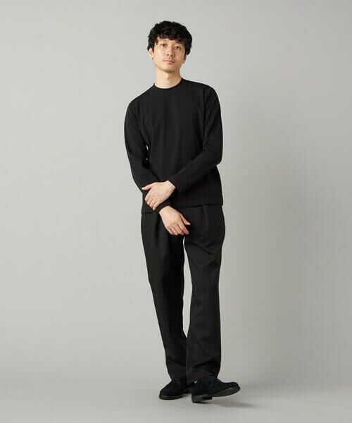 COMME CA MEN / コムサ・メン Tシャツ | 【吸水速乾】ジャケットネック ロングスリーブ Tシャツ | 詳細12