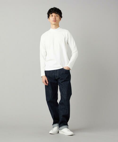 COMME CA MEN / コムサ・メン Tシャツ | 【吸水速乾】モックネック ロングスリーブ Tシャツ | 詳細2