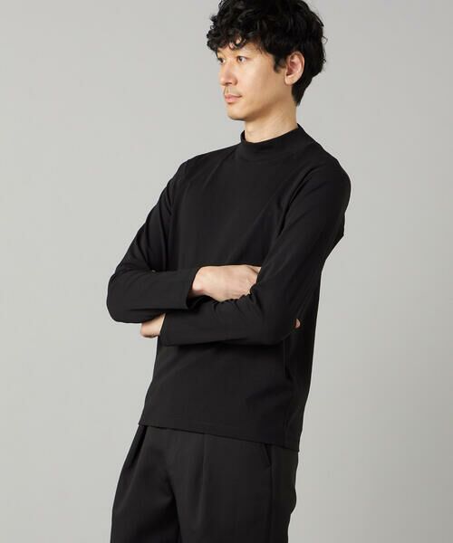 COMME CA MEN / コムサ・メン Tシャツ | 【吸水速乾】モックネック ロングスリーブ Tシャツ | 詳細8