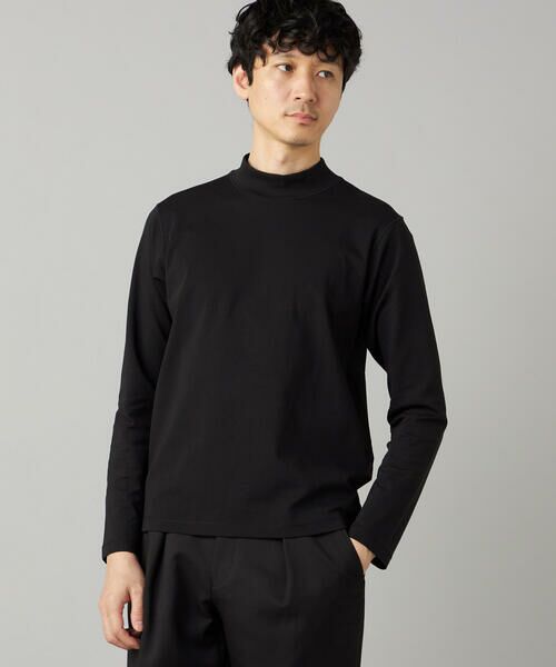 COMME CA MEN / コムサ・メン Tシャツ | 【吸水速乾】モックネック ロングスリーブ Tシャツ | 詳細9