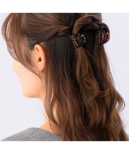 極上イタリア製 【美品】コンプレックスビズ ヘアクリップ 2点セット