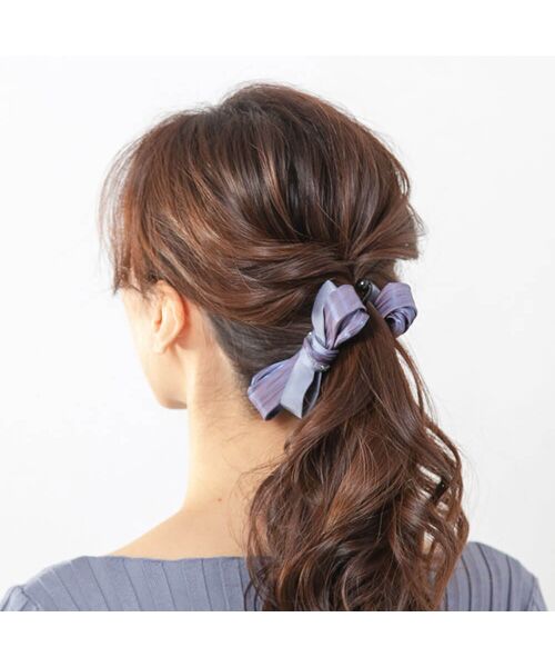 ✨新品✨ラフィネリボンバナナクリップ✨ - ヘアアクセサリー