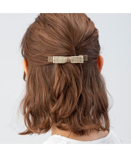 Complex Biz / コンプレックスビズ カチューシャ・カチューム・その他 | クリスタルメッシュ リボンバレッタ | 詳細23