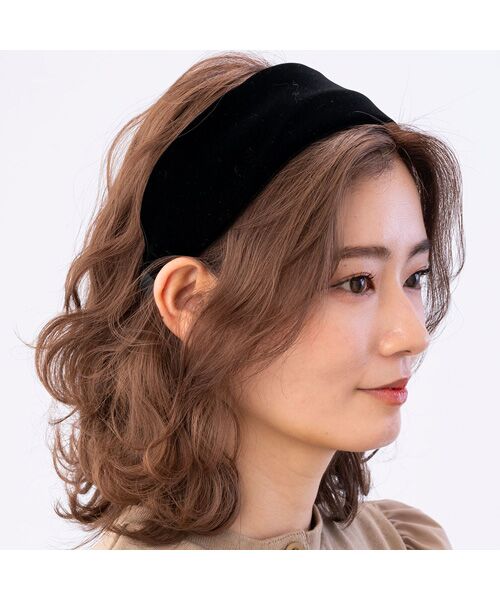 ベーシックベルベット フレキシフィットヘアバンド （カチューシャ