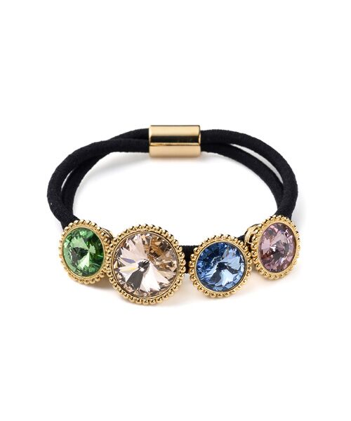 Complex Biz / コンプレックスビズ ヘアゴム・シュシュ | レディアリーストーン ポニー（ピーチミックス）