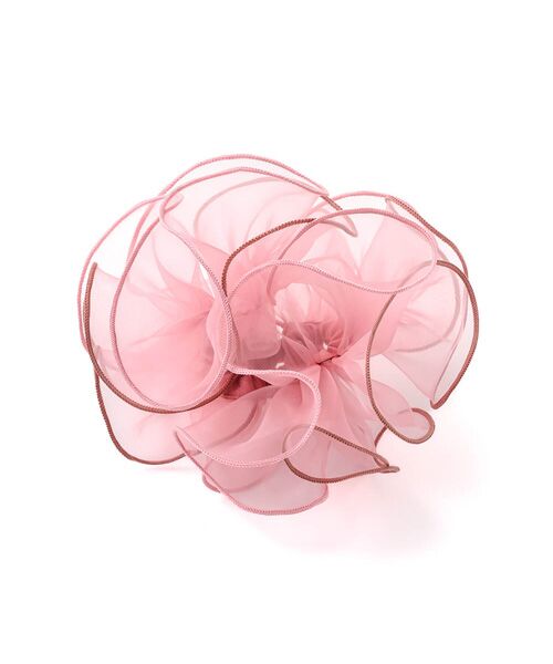 Complex Biz / コンプレックスビズ ヘアゴム・シュシュ | レイヤードフリル シュシュ（ダークピンク）