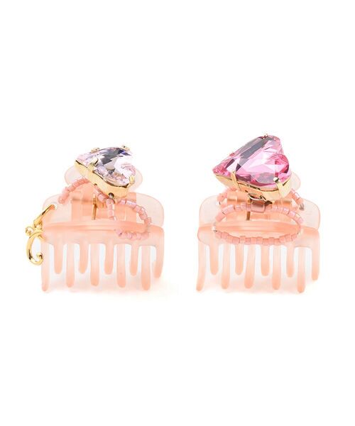 Complex Biz / コンプレックスビズ カチューシャ・カチューム・その他 | 【販路限定】ツインハート ホイップクリップ2個セット | 詳細10