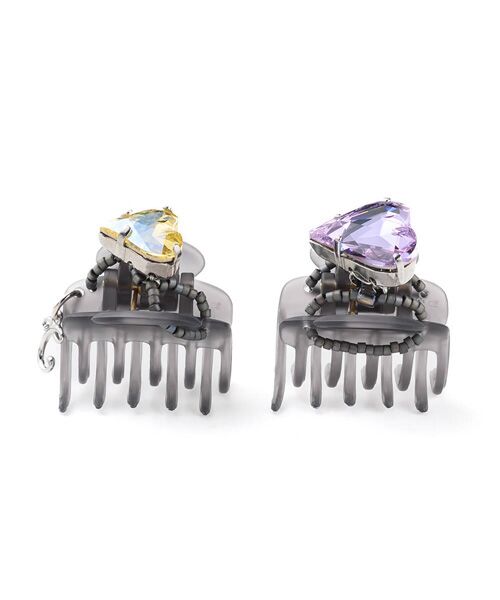 Complex Biz / コンプレックスビズ カチューシャ・カチューム・その他 | 【販路限定】ツインハート ホイップクリップ2個セット | 詳細17