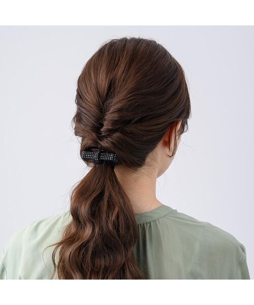 Complex Biz / コンプレックスビズ カチューシャ・カチューム・その他 | クリスタルメッシュヘム ポニー | 詳細5