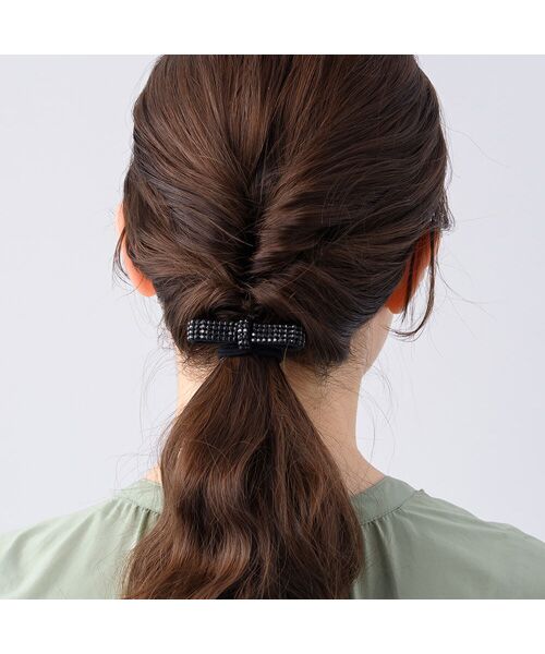 Complex Biz / コンプレックスビズ カチューシャ・カチューム・その他 | クリスタルメッシュヘム ポニー | 詳細6