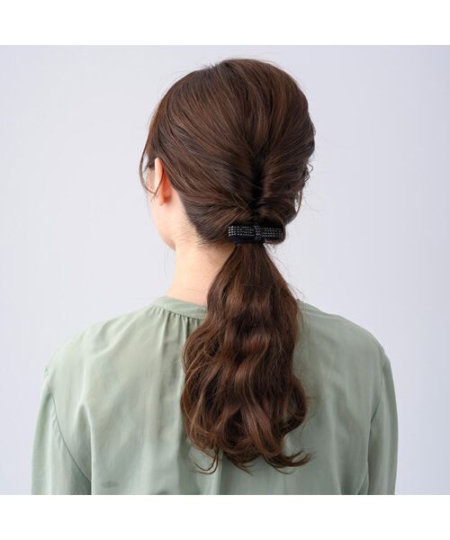 Complex Biz / コンプレックスビズ カチューシャ・カチューム・その他 | クリスタルメッシュヘム ポニー | 詳細7