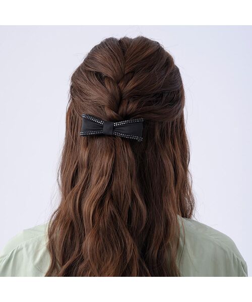 Complex Biz / コンプレックスビズ カチューシャ・カチューム・その他 | クリスタルメッシュヘム バレッタ | 詳細5