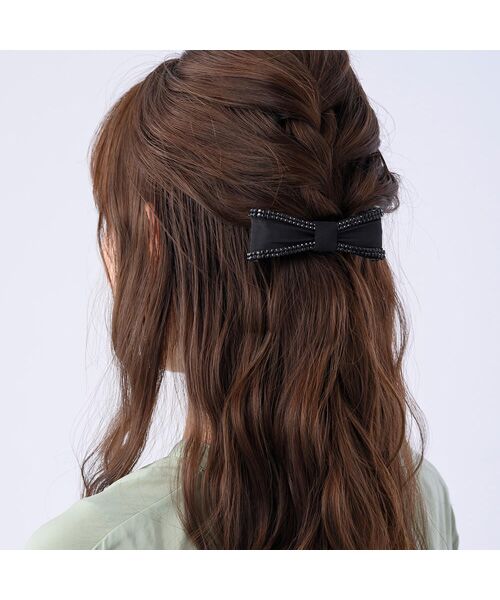 Complex Biz / コンプレックスビズ カチューシャ・カチューム・その他 | クリスタルメッシュヘム バレッタ | 詳細6