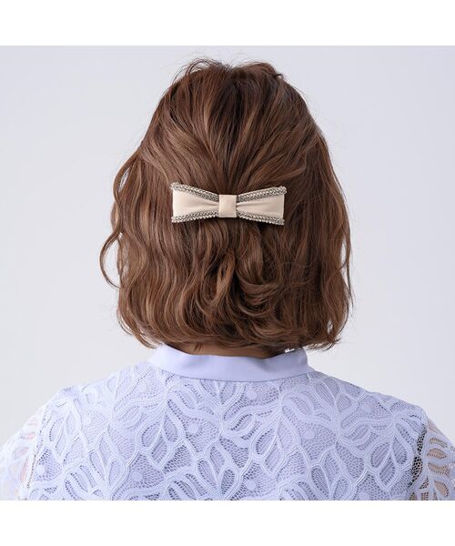 Complex Biz / コンプレックスビズ カチューシャ・カチューム・その他 | クリスタルメッシュヘム バレッタ | 詳細12