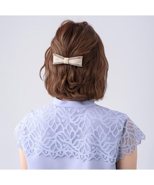 Complex Biz / コンプレックスビズ カチューシャ・カチューム・その他 | クリスタルメッシュヘム バレッタ | 詳細14