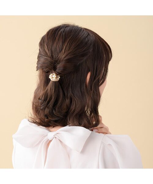 Complex Biz / コンプレックスビズ ヘアゴム・シュシュ | ファインパール ポニー | 詳細5