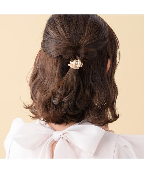 Complex Biz / コンプレックスビズ ヘアゴム・シュシュ | ファインパール ポニー | 詳細6