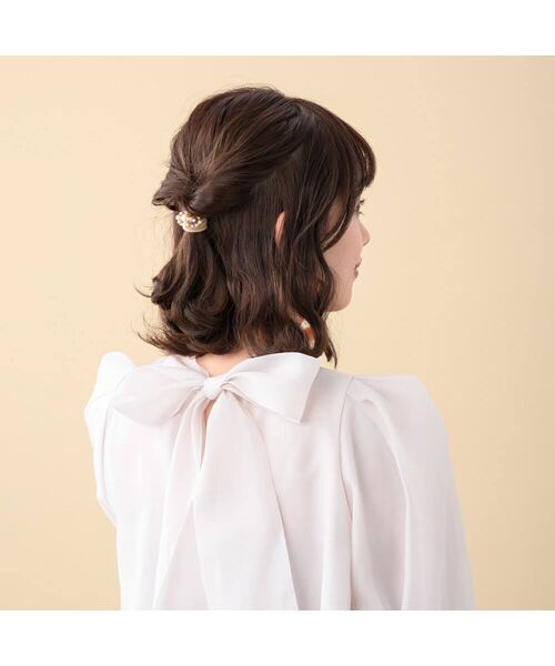 Complex Biz / コンプレックスビズ ヘアゴム・シュシュ | ファインパール ポニー | 詳細7