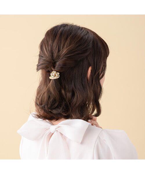 Complex Biz / コンプレックスビズ ヘアゴム・シュシュ | オーバルパール ポニー | 詳細5
