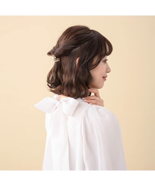 Complex Biz / コンプレックスビズ ヘアゴム・シュシュ | オーバルパール ポニー | 詳細7