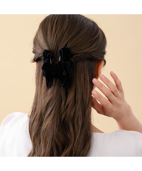 Complex Biz / コンプレックスビズ カチューシャ・カチューム・その他 | プライマリーベルベット バンスクリップ L | 詳細5