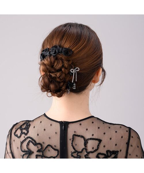 Complex Biz / コンプレックスビズ カチューシャ・カチューム・その他 | テンダリーリボン ホイップクリップ2個セット | 詳細4