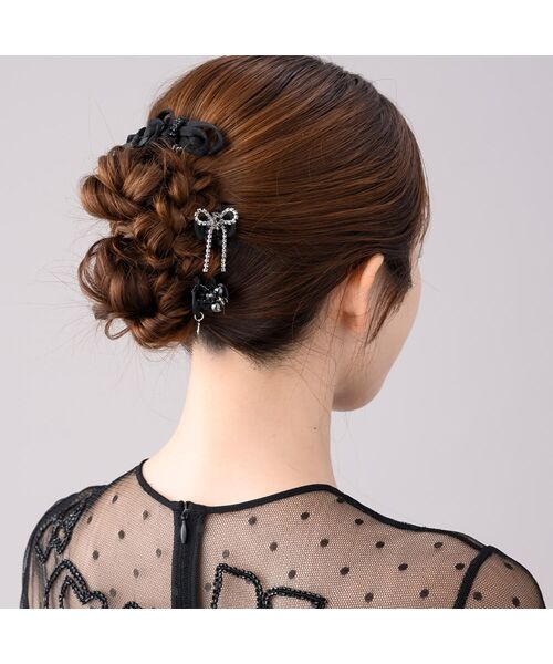 Complex Biz / コンプレックスビズ カチューシャ・カチューム・その他 | テンダリーリボン ホイップクリップ2個セット | 詳細5