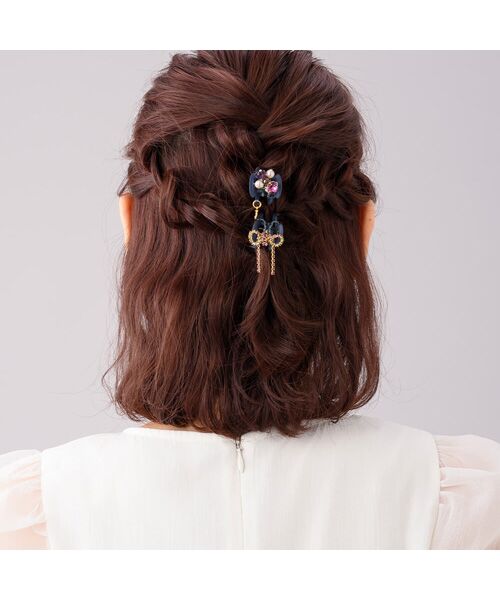 Complex Biz / コンプレックスビズ カチューシャ・カチューム・その他 | テンダリーリボン ホイップクリップ2個セット | 詳細11