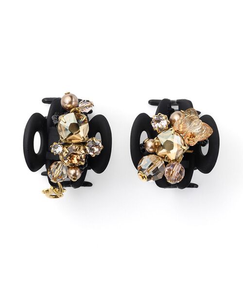 Complex Biz / コンプレックスビズ カチューシャ・カチューム・その他 | クリスタルアミュレット ホイップクリップ2個セット（ゴールドカラー）