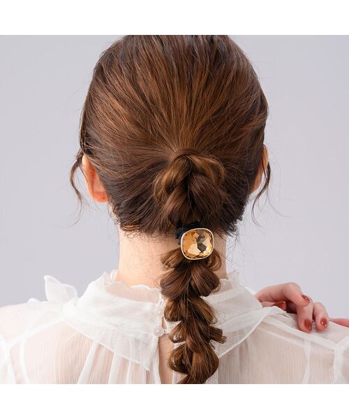 Complex Biz / コンプレックスビズ ヘアゴム・シュシュ | クリスタルアミュレット ポニー | 詳細4