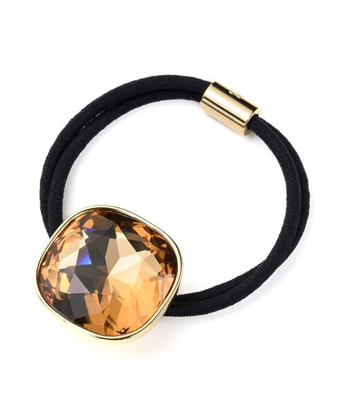 Complex Biz / コンプレックスビズ ヘアゴム・シュシュ | クリスタルアミュレット ポニー（ブラウン）