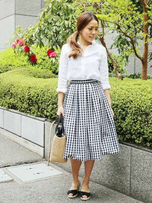 Green Label Relaxingスタッフのシャツ ブラウスを使ったレディースファッションコーディネート No 5467