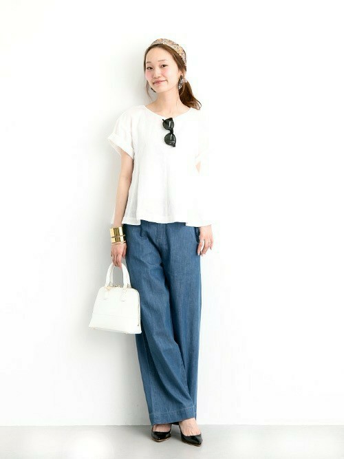 Urban Researchスタッフのシャツ ブラウスを使ったレディースファッションコーディネート No 6353