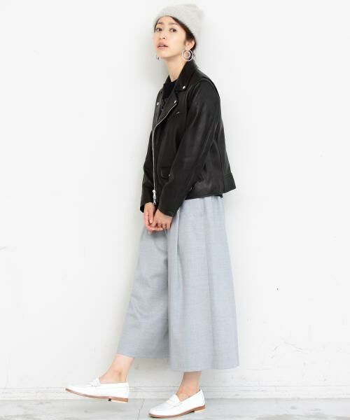 WEB限定 WARDROBE SMART】 シープ ダブル ライダースジャケット