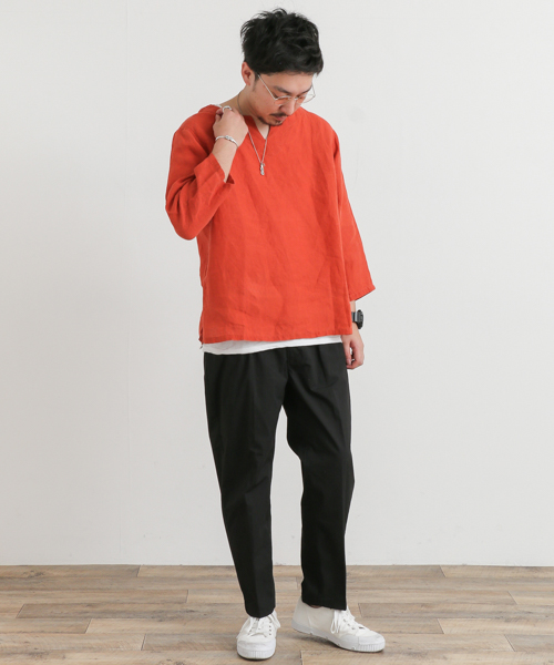 Sonny Labelスタッフのシャツ ブラウスを使ったメンズファッションコーディネート No 359