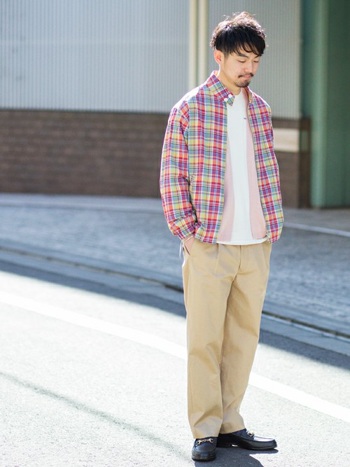 Beauty Youth United Arrowsスタッフのブルゾンを使ったメンズファッションコーディネート No