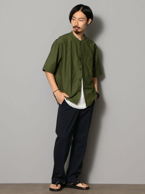 キレイメミリタリーコーデ

シャツ（SIZE:	L	） カットソー（SIZE:	M	） パンツ（SIZE:	M	） シューズ（SIZE:	27cm	）

Model:175～179cm