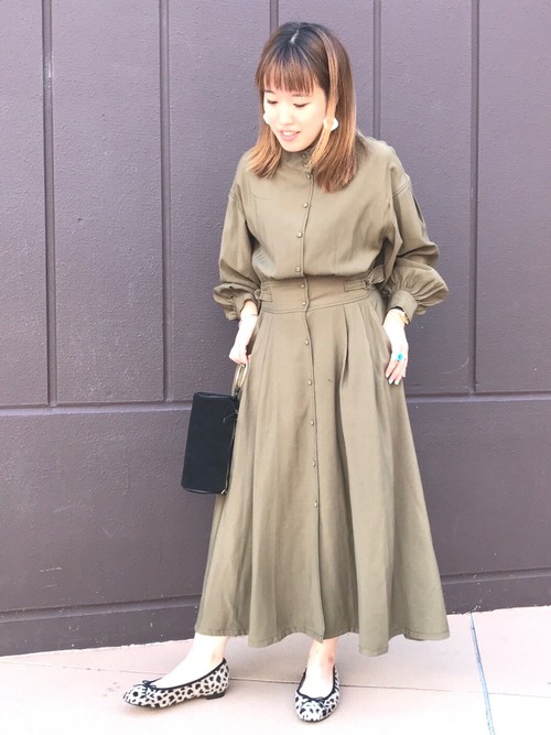 グリーンレーベルリラクシング フォーマル チェック ワンピース