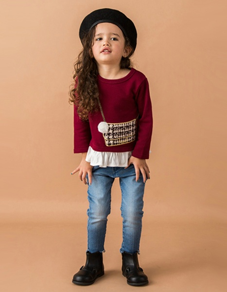 モデル身長:96㎝
着用サイズ:100㎝