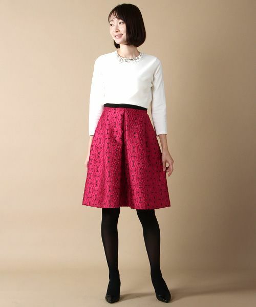 ANAYIスタッフのミニ・ひざ丈スカートを使ったレディースファッションコーディネート | NO:31759