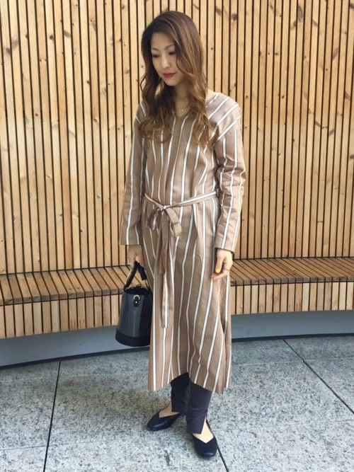 今年一押しのワンピース×レギンスのスタイリング！ ワンピースは前後2wayで着用できます！ 

150～154cm