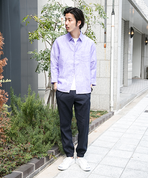 Sonny Labelスタッフのシャツ ブラウスを使ったメンズファッションコーディネート No