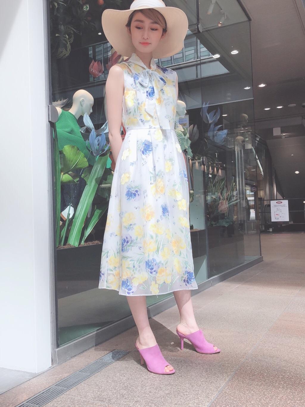 【AR Azalea Rose】3Dフラワープリント ドレスお食事会