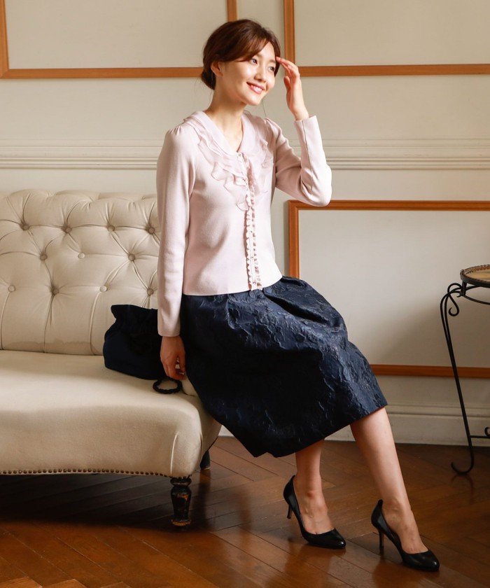 TO BE CHICスタッフのロング・マキシ丈スカートを使ったレディースファッションコーディネート | NO:47698